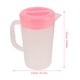 thumbnail image 2 of EeaseMX Contenedor de almacenamiento de bebidas de gran capacidad jarra resistente al calor jarra de plástico jugo de plástico tetera de tetera para el hogar con tapa (rosa), 2 of 8