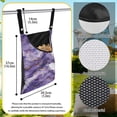 thumbnail image 6 of SEANATIVE Purple Gold Marble Clothespin Bag for Clothesline Outdoor Clothespin Storage with Hanger Hook 2 Pack Clothespin Bags Hanging Outdoor Soft Clothespin Storage Home Decor, 6 of 7