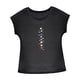 thumbnail image 4 of Camiseta de mujer Ropa deportiva de verano Cuello redondo Camiseta de cuello redondo de moda para viaje a la playa Negro, 4 of 7