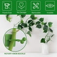 thumbnail image 5 of Luysn 100Pcs Plant Wall Clips for Climbing Plants,Indoor Green Ivy Climbing Wall Fixing Device,Resistant To Breaking and Deformation,Easy Installation and Strong Adhesion,Plant Clips 0.78"X1.38", 5 of 9