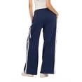thumbnail image 3 of Forever 21 Women’s Wide Leg Jogger Pants with Patch Details, Relaxed Fit Casual Sweatpants for Everyday Comfort and Street Style, XS-XL, 3 of 6