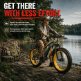 thumbnail image 4 of EOEOTWO 750W Peak Fat Tire Electric Bike for Adults - 28 MPH Fast Cruiser, 60-Mile Range, 48V 15Ah Battery 26" All-Terrain E-Bike Mountain Bicycle,UL 2849, 4 of 12