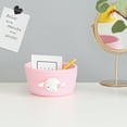 thumbnail image 4 of AAOMASSR 1PCS Charming Cotton Threads, Cute Desktop Storage Basket for Sundries and Remote Control Organization,Pink, 4 of 5