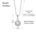 thumbnail image 3 of Collar para Mujer con Cristal Fino Swarovski Rosetti– Bañado en Oro 14k- Collar Elegante y Brillante-Collares de Mujer de Moda- Joyería para Mujer de Moda- Regalo especial Ortiz Espinosa Temporada, 3 of 5