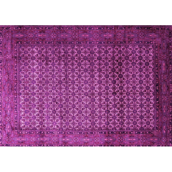Ahgly Company Indoor Rectangle Persian Pink Traditional Area Rugs, 2' x 3'