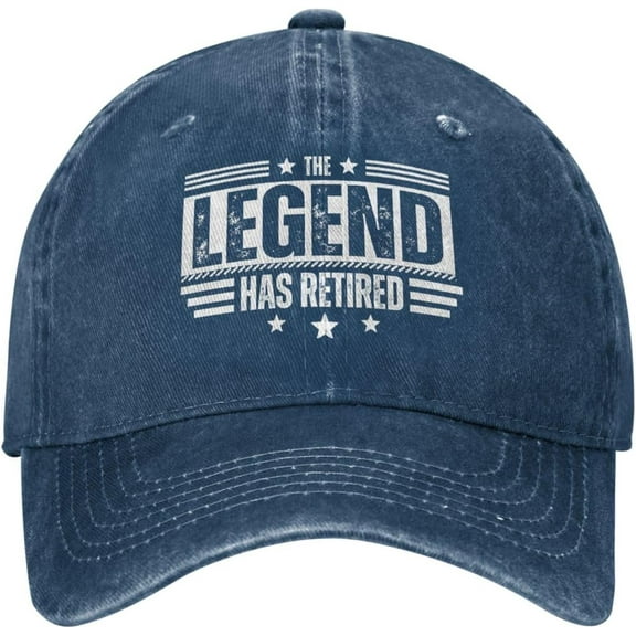The Legend Has Retired hat Retirement 2025 Hats Denim Cap