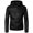 Black, variant on Brondbend Men's Leather Jackets Mens Coats Hooded Long Sleeved Zipper Pocket Outerwear Solid Color Casual Jacket Loose Fit Daily Tops Black