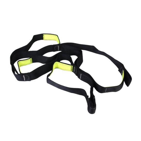 Advancent 4-Step Etrier Webbing Ladder Hanging Rope Black Rescue Caving for Climbing Escalada
