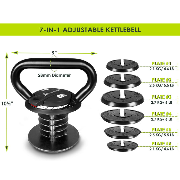 Scratch and Dent - 10 - 40 lb Adjustable Kettlebell - FINAL SALE