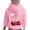 j133-Pink, variant on LIIPEE Long Sleeve Hoodie For Girls Fashion Fruit Bow Graphic Hooded Sweatshirt With Pockets Kids Autumn Winter Cute Casual Pullover,12-13 Years