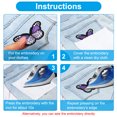 thumbnail image 3 of Uxcell 10 Pcs Parche de Hierro en Forma de Mariposa, Parche Decorativo para Coser, 1.7"Lx1.1"W, Azul Oscuro, 3 of 6