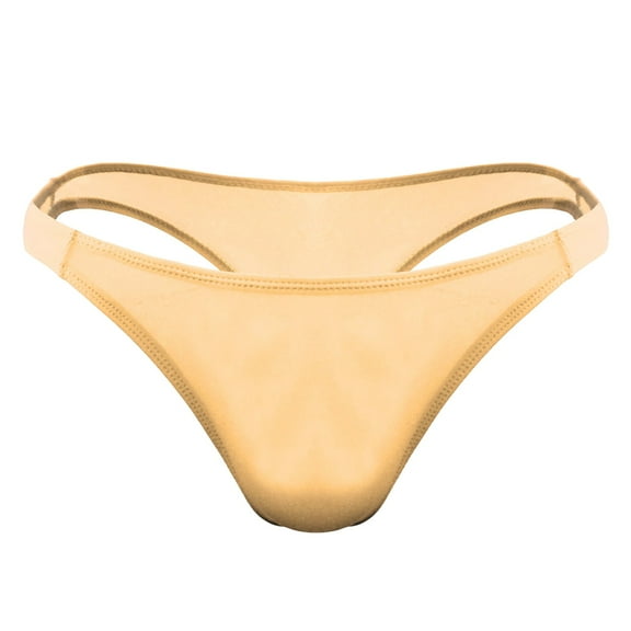 Vedolay Men Panties Men's Low Rise Comfort Button Removable Pouch No Show Performance,Khaki One Size
