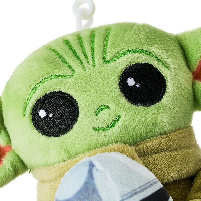 Star Wars Grogu Easter Plush Clip by Ruz, Green, 5.5 inches Tall