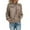 A-Khaki376, variant on Women's Textured Knit Mock Neck Sweater Oversized Solid Color Balloon Sleeve Pullover Warm Cozy Daily Casual Knit Top