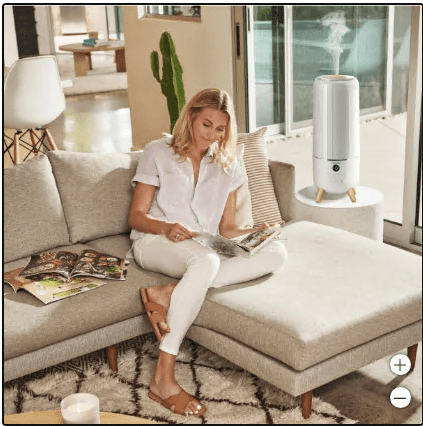 Homedics Warm & Cool Mist Ultrasonic 2G Humidifier