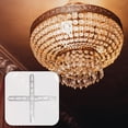 thumbnail image 3 of 2 Sets Light Mount Brackets Ceiling Light Fixtures Metal Lamp Fittings Canopy Light Brackets, 3 of 9