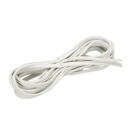 Uxcell 10M/32.81Ft Silicone Window Screen Spline Sealing Strip, 4mm OD White