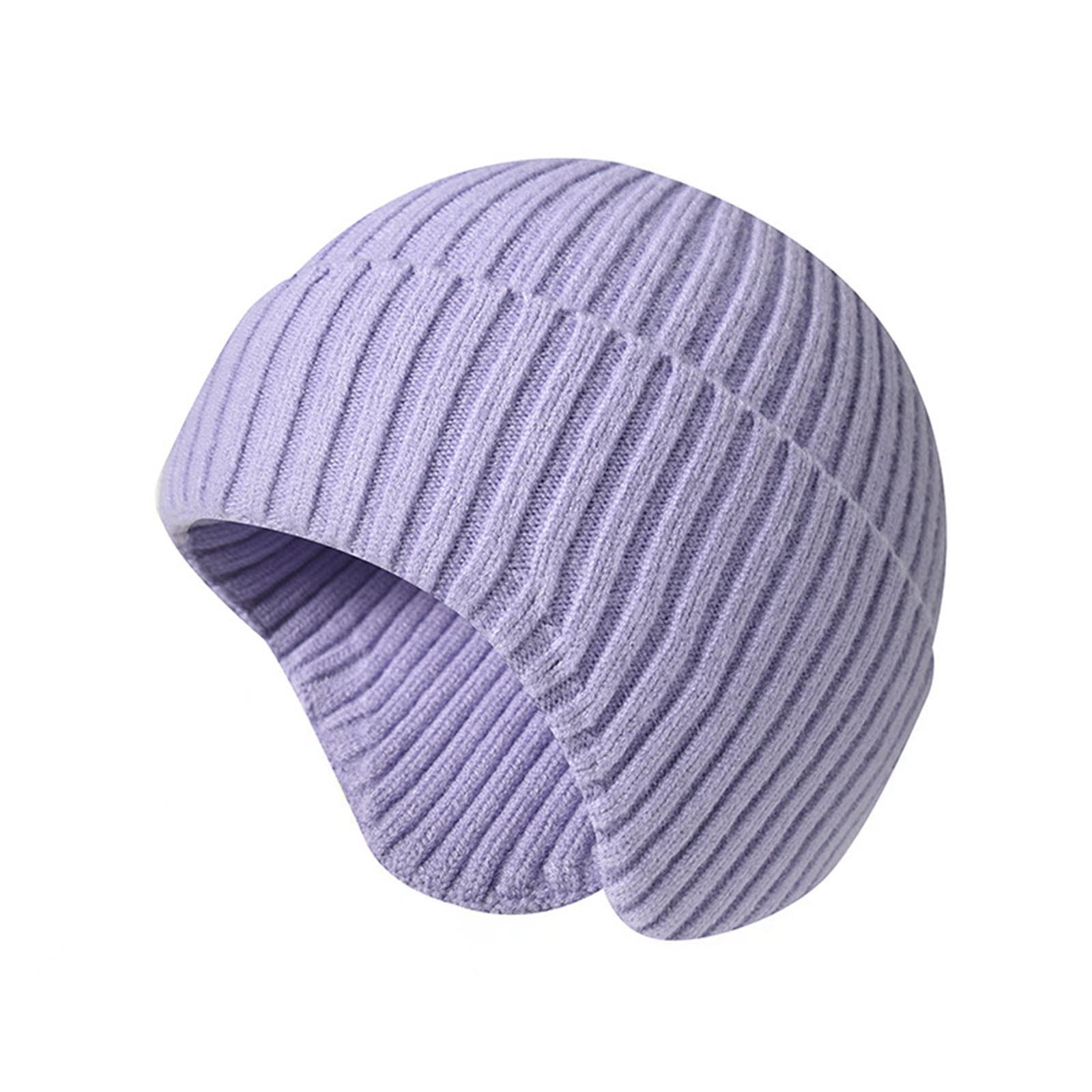 Pisexur Hats for Men and Women Unisex Warm Solid Color Winter Hats