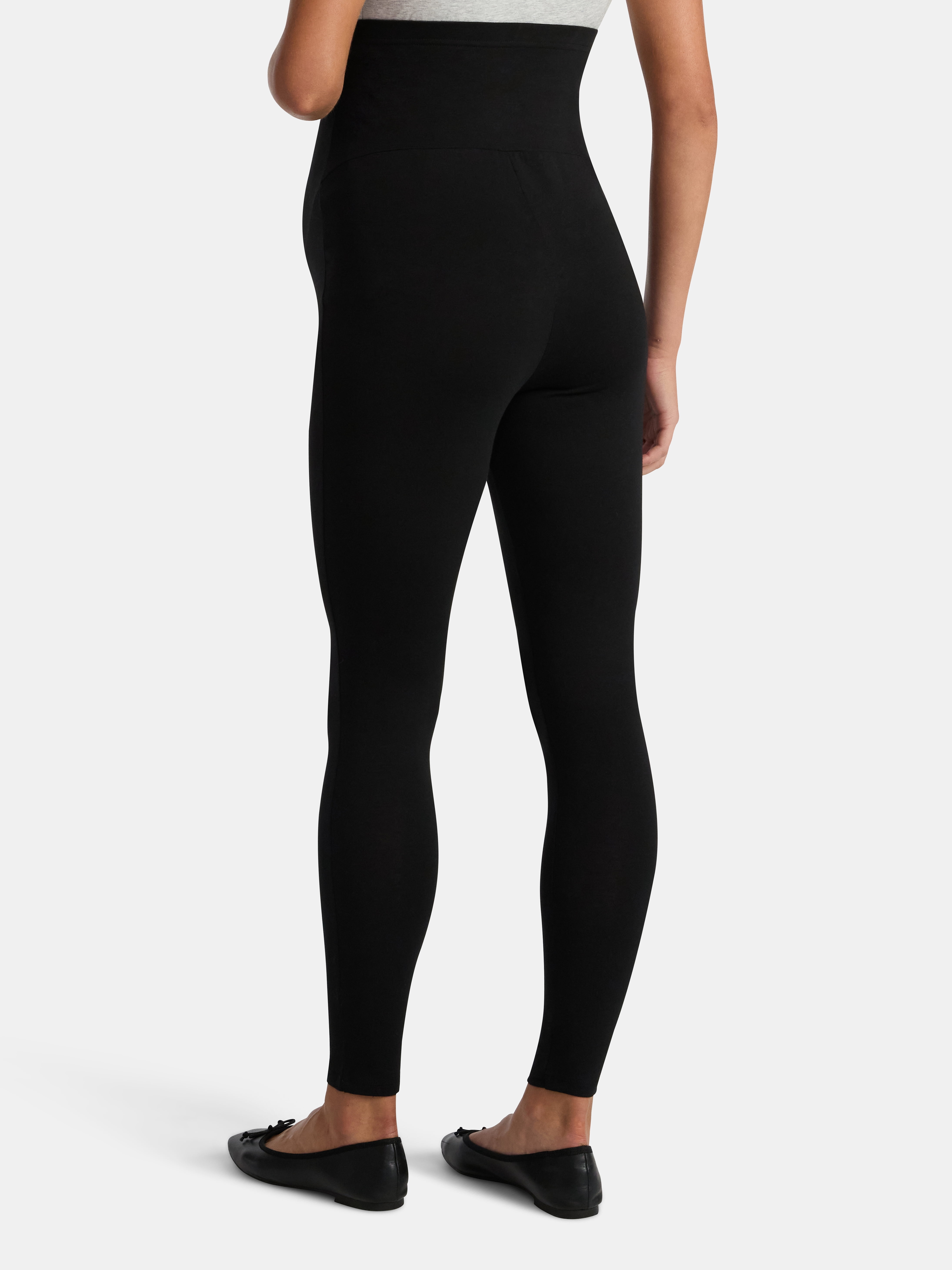 Time and Tru Women's Maternity Leggings, 27" Inseam, Size S-XXL