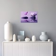 thumbnail image 4 of ZHONGYUTONG Zen Wall Art Canvas Lotus Flower and Purple Butterfly Pictures Spa Stones Painting Meditation Spiritual Bathroom Wall Decor Framed (24.00" x 36.00"), 4 of 5