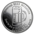thumbnail image 1 of 1 oz Silver Round - Universal Beer Medallion, 1 of 2