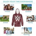 thumbnail image 4 of W-W-E Hoodies for Boys Girls, Novelty Hooded Sweatshirt with Pocket, Kids Unisex 3D Print Pullover Hoodies, 7-20 Year, 4 of 8