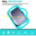 thumbnail image 4 of BMOUO Kids Case for Samsung Galaxy Tab A11+ Plus 11" 2026 / A9+ Plus 11 Inch 2023, with Strap, Shockproof Lightweight Handle Stand with Lanyard For Kids , Teal, 4 of 7