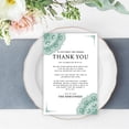 thumbnail image 2 of Koyal Wholesale Dark Green Elegant Ornate Wedding Thank You Place Setting Cards for Table Reception, 56-Pack, 2 of 5