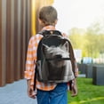 thumbnail image 6 of Rateoe Dog Wrapped in Towel 1 Pattern Durable Student Backpack Laptop Bag- Ergonomic Design, Waterproof Twill Fabric - Ideal for School, Travel, and Outdoor Activities, 6 of 6