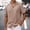 Khaki, variant on Button Down Shirt for Men Casual Breathable Basic Shirts Solid Color Loose Summer Daily Wear Khaki Size XXL