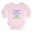 Petal Pink, variant on CafePress - Smart And Adorable Body Suit - Long Sleeve Cotton Baby Bodysuit