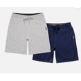 thumbnail image 4 of Eddie Bauer Men�s Comfort Fit Elastic Waistband with Outer Drawstring Lounge Short, 2 Pack (White,Medium), 4 of 4