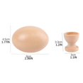 thumbnail image 3 of Novelty Funny Toy - Wooden DIY Eggs for Kids Painting & Doodling Craft Kit for Boys & Girls Exceptional Pretend Play Toy for Kindergarten, 3 of 4