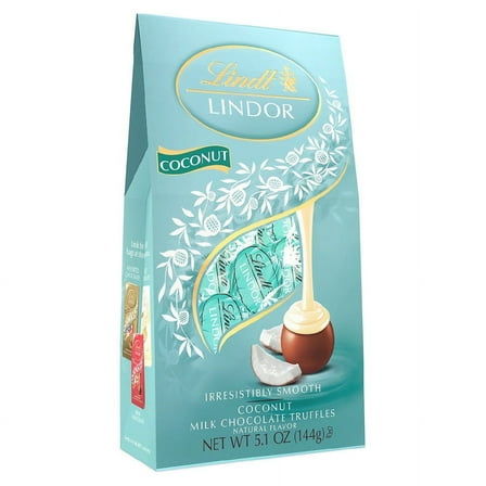 Lindt Coconut Truffles Bag 5.1OZ Pack of 2