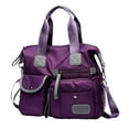 thumbnail image 4 of Womens Multi Purpose Bag Shoulder Bag Handbag Plain Satchel Cross Body, 4 of 8