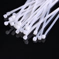 thumbnail image 3 of DELight 100pcs 4 Inch Self Locking Nylon Straps Cable Wire Zip Ties for LED Rope Light Fence, 3 of 5