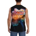 thumbnail image 4 of Fotbe Bioluminescent Underwater Flower Men's Camiseta sin Mangas Estampada para Hombres, Playera Casual para Gimnasio, Entrenamiento, Playa-X-Large, 4 of 7