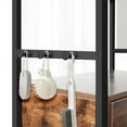 thumbnail image 5 of Enyopro Adjustable Height Dog Feeding Station with Storage Cabinet, Elevated Pet Feeder with 2 Stainless Steel Bowls, Side Hooks, and Anti-Tip Design, Black, 5 of 7