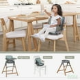 thumbnail image 5 of Evolur Tiny Throne 2-in-1 Portable High chair in Matcha Green, Baby High Chair Converts into Booster Seat & Adult Stool, Removable Tray and Easy To Clean, 5 of 21