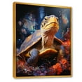 thumbnail image 2 of Designart "Expressive Journey" Animals Turtle Floater Framed Canvas Art Print, 2 of 5