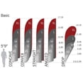 thumbnail image 3 of Vispronet Basic Extra Large Feather Flag Pole Set, 5 Poles, 1 Cross Base, 2.8ft x 14.8ft Flags, 3 of 5