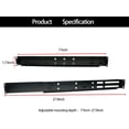 Rail Mount Snapper Rack 1U Server Rack Rails, Universal Mount Rails Fit for Dell Compaq Hp IBM ...