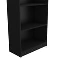 thumbnail image 6 of Shelving Units, Bookcase 4-Shelves Benzoni, Office, Black, Black Display Shelves,Engineered Wood Metal Shelving Units, Furniture Primary Living Space Display, Shelving & Etageres, 6 of 8