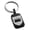 Black, variant on Stainless Steel Crown Royal Coat of Arms Shield Engraved Small Rectangle Dog Tag Charm Keychain Keyring