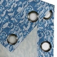 thumbnail image 4 of Ambesonne Grommet Curtain, , 50"x63", Sea Blue and Pale Ceil Blue, 4 of 5