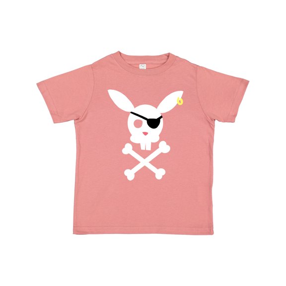 Inktastic Cute Easter Pirate Bunny with Eyepatch and Earring Boys or Girls Toddler T-Shirt