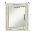 thumbnail image 4 of Amanti Art Dsw577331 Alexandria 25-1/8" X 21-1/8" Rectangular Beveled Wood Framed Accent, 4 of 10