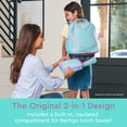 thumbnail image 2 of Bentgo Kids Prints 2-in-1 Backpack & Insulated Lunch Bag - Teal Mermaid, 2 of 6