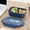 Blue, variant on Plastic Bento Lunch Box with 2 Compartment - Microwave Safe Meal Prep Container for Adults - Stackable Food Storage for Work School Picnic - Divided Lunch Container for Sandwiches Snacks - 1 Pack