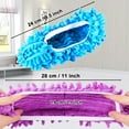 thumbnail image 3 of 20 PCS Washable Microfiber Mop Slippers in 5 Colors - Ideal for Home, Office, Bathroom & Kitchen Cleaning, 3 of 6